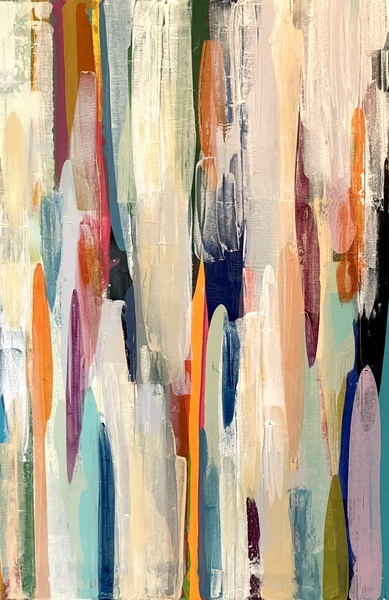 Sharon Paige - Color Tower II - Acrylic on Canvas - 36 x 24