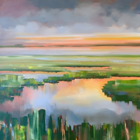 Lindsay Jones - Other Shores - Oil on Canvas - 48 x 60