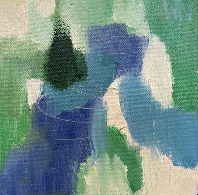 Nancy McClure - Let It Be - Oil on Canvas - 6x6