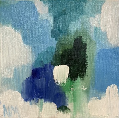 Nancy McClure - Let It Be 2 - Oil on Canvas - 6x6