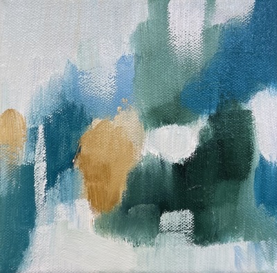 Nancy McClure - Spring 6 - Oil on Canvas - 6x6