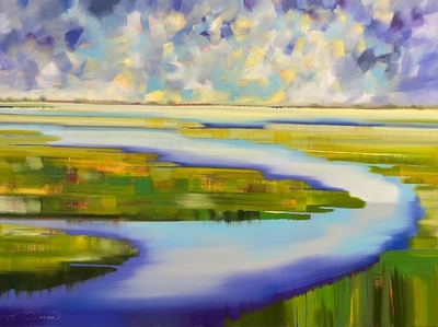 Lindsay Jones - Dappled Light - Oil on Canvas - 36x48