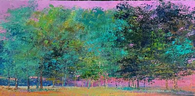 Ginny Chenet - Color Your World - Acrylic on Canvas - 24x48