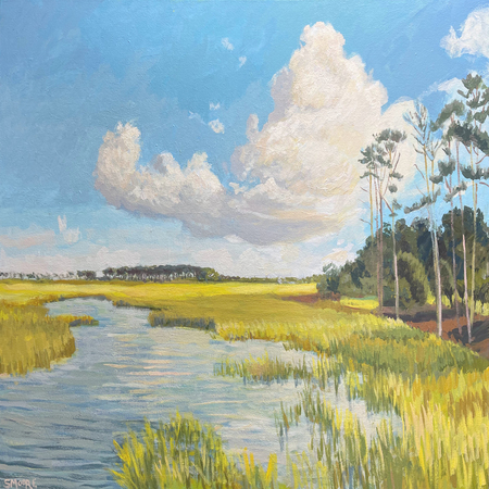 Steve Moore - Marsh Pointe View - Acrylic on Canvas - 30x40