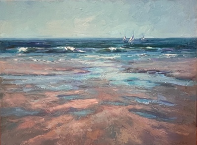 Susan Hecht - Tidal Change - Oil on Canvas - 30x40