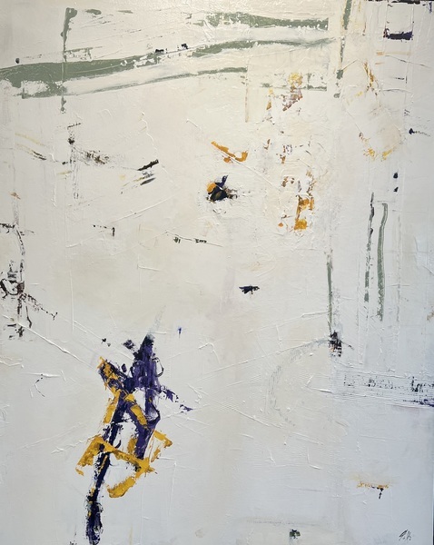 Lynn Golitz - Iris in the Clearing - Acrylic on Canvas - 60x48