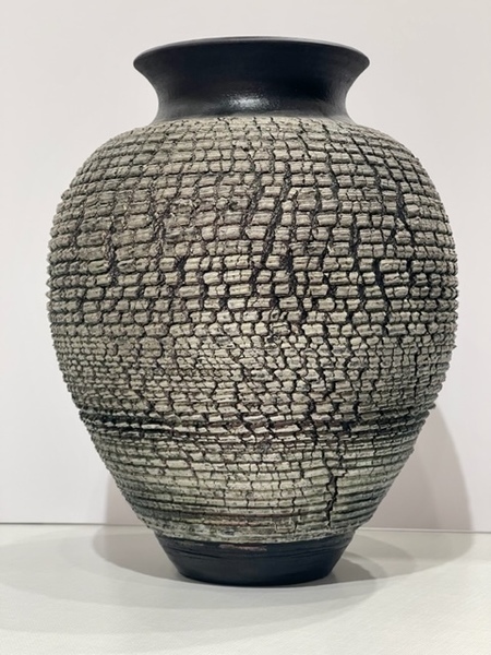 Mark Golitz - Copper Textured Vessel - Ceramic - 9 x 11
