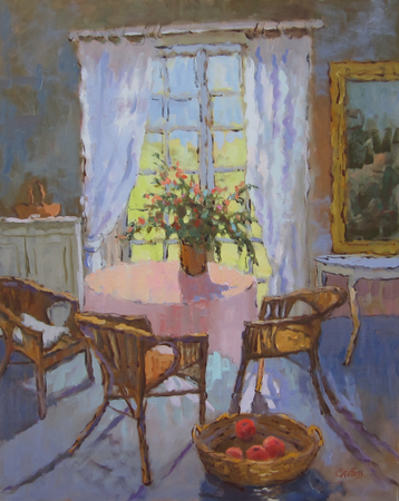 Connie Winters - Villa Saint-Louis - Oil on Canvas - 30x24