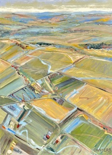 Bennett Waters - Flying Over - Oil on Canvas - 40x30