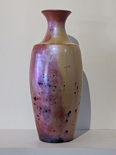 Mark Golitz - Sagger Vase #3 - Ceramic - 15 x 6