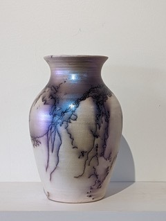 Mark Golitz - Horse Hair Vase #3 - Ceramic - 10 1/2 x 7