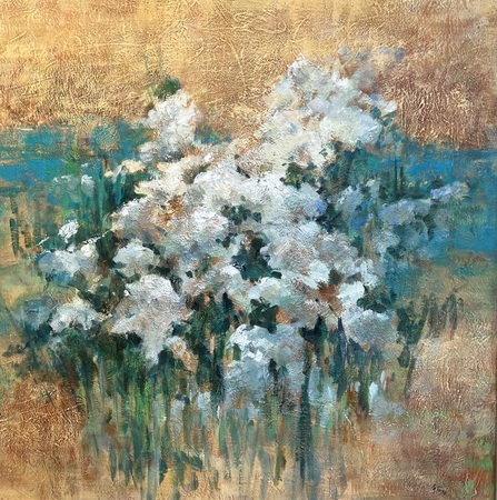 Rebecca Patman - The Garden - Oil on Canvas - 36x36