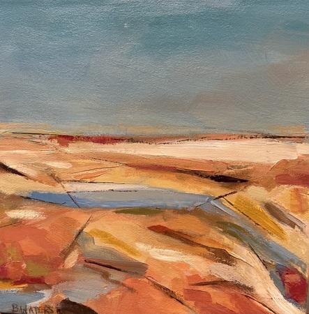 Bennett Waters - Oasis - Oil on Canvas - 12x12