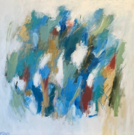 Nancy McClure - Summer Sunday - Oil on Canvas - 30x30