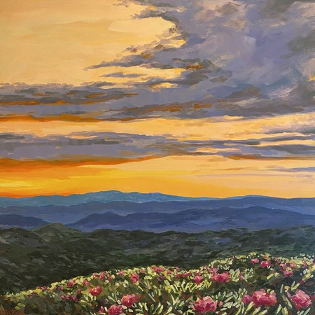 John Erickson - Carolina Skies #6 - Acrylic on Canvas - 36x36